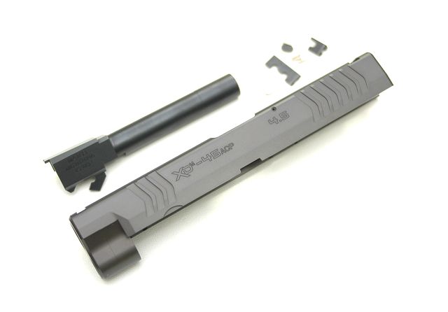 DETONATOR 東京マルイXDM対応・SFA XD(M) 4.5’ (.45ACP刻印) カスタムスライド-BK