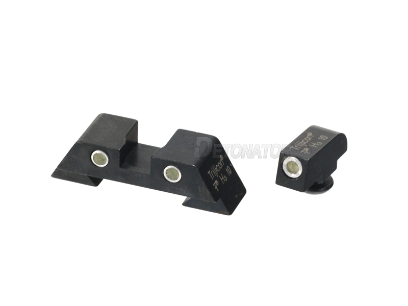 DETONATOR マルイ Glock グロック用 Trijicon GL-01タイプ フロント&リアサイト