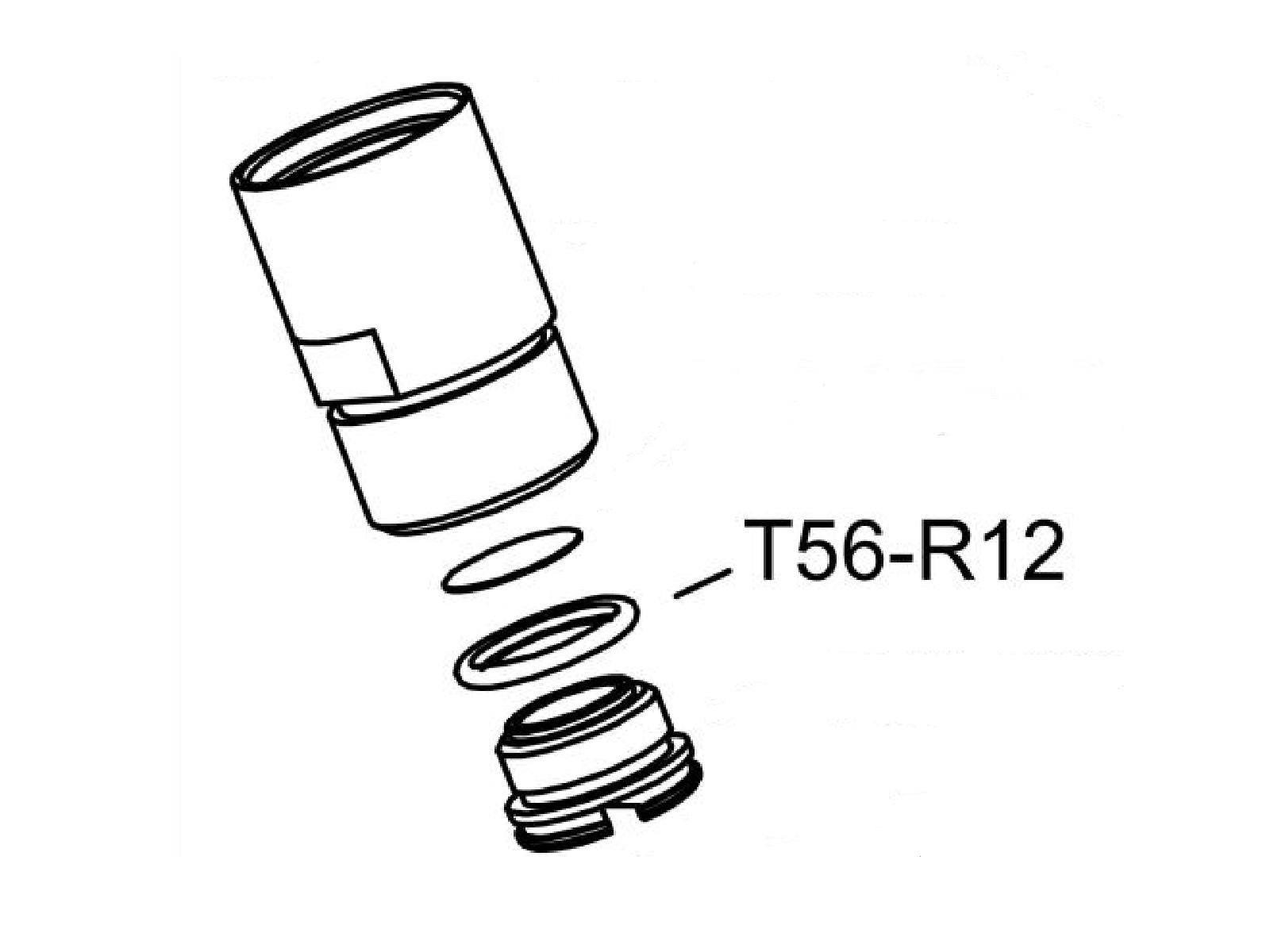 AKRIVA 56式 TYPE56 CO2マガジン Oリング（R12）