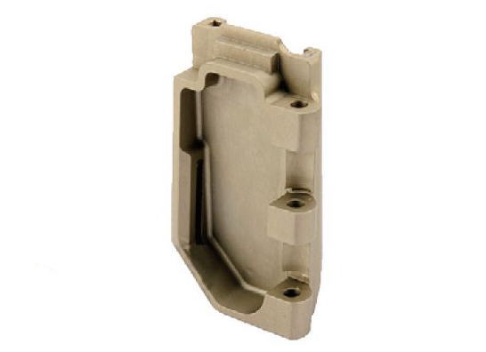 TSC WE SCAR GBB対応 ストック基部強化アルミ ストックプレート