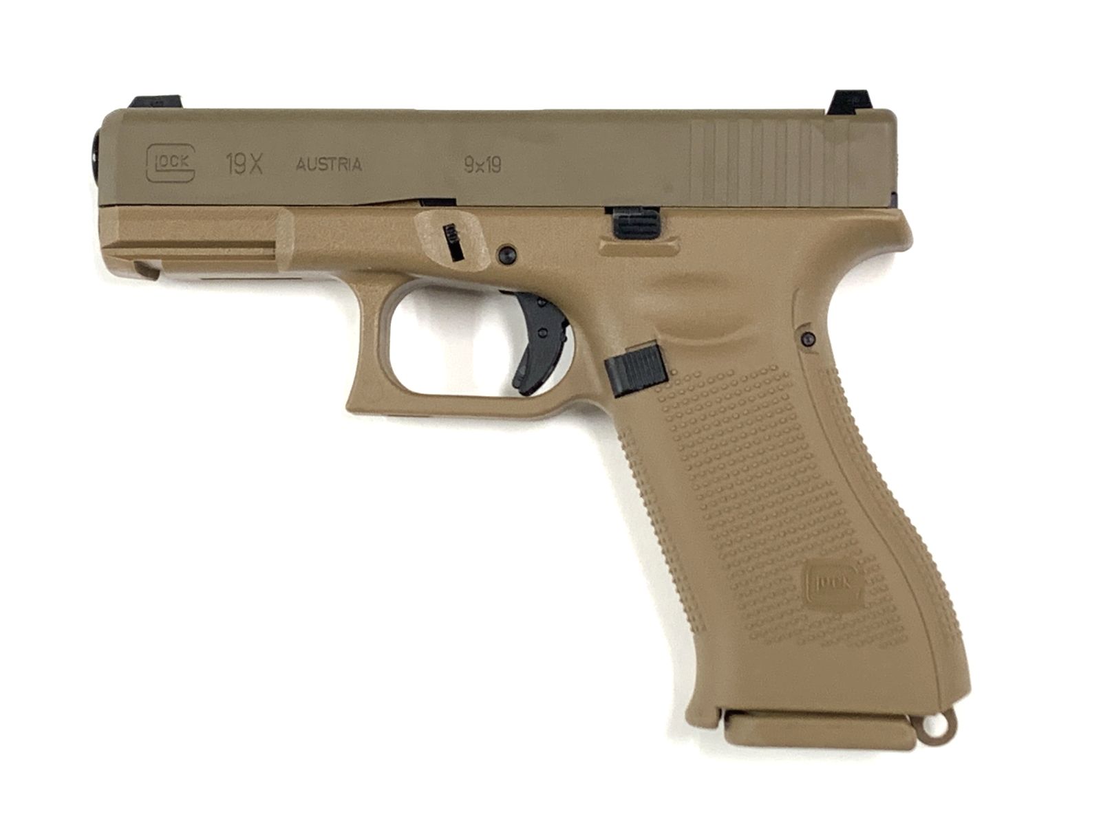 VFC/Umarex GlockAirsoft G19X GBBハンドガン (FDE) ［Cerakote Limited］