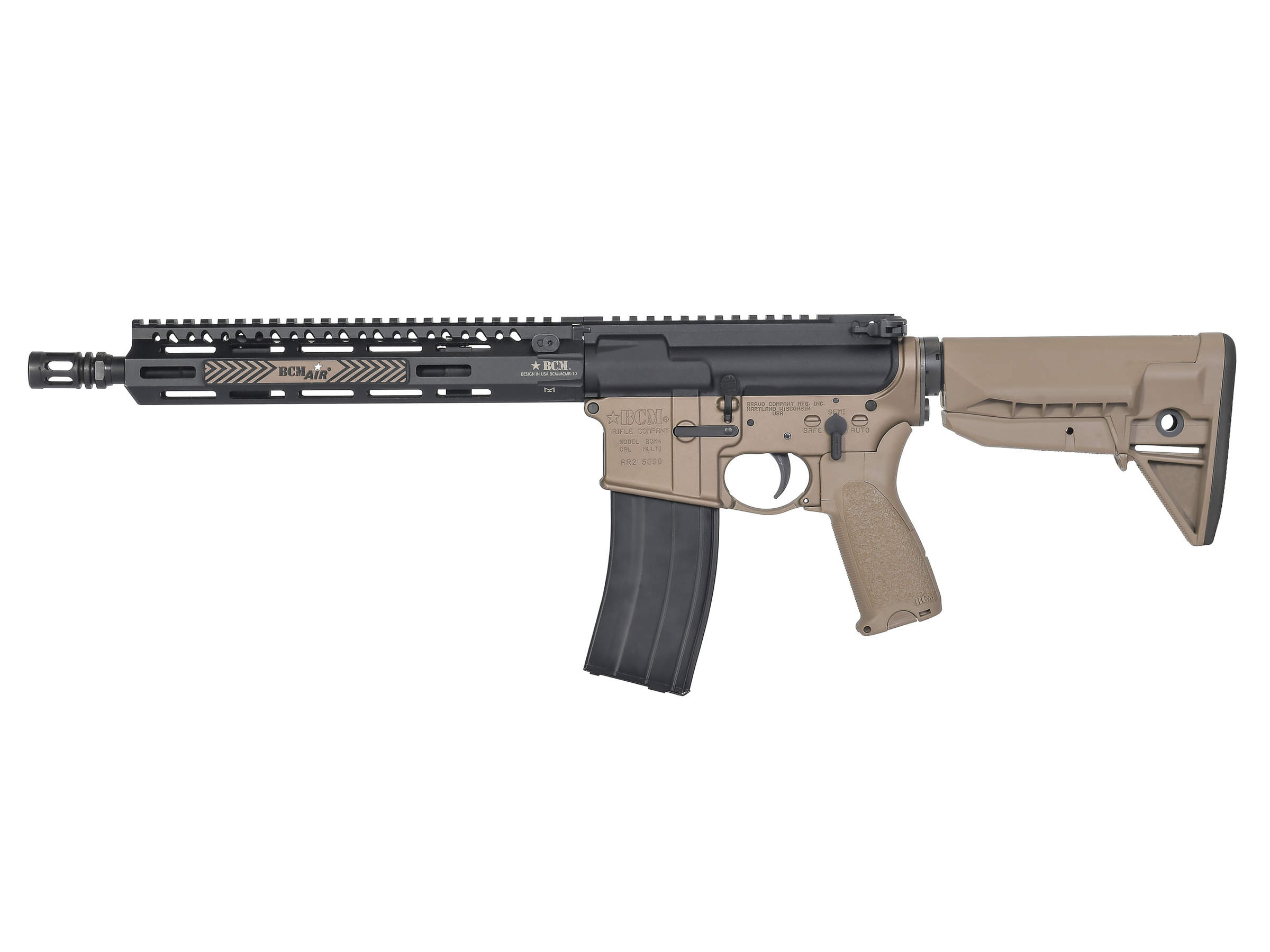 VFC BCM MK2 MCMR 11.5in GBBR (BK/Tan 2Tone)