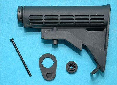 M4A1 6 Position Sliding Buttstock (Black) (New Model)