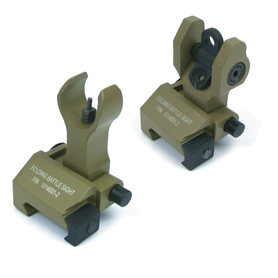King Arms Folding Battle Sight Set - DE