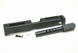 DETONATOR 東京マルイ Glock18C対応・Glock18C カスタムスライド-Black
