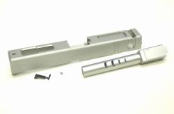 DETONATOR 東京マルイ Glock18C対応・Glock18C カスタムスライド-Matt Silver