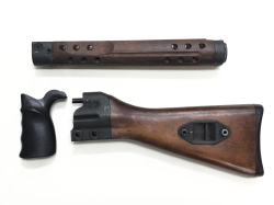 実物 H&K G3木製ハンドガード、ストックセット
