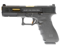 Hogwards G17 SAI-T1 Custom ガスブローバック (BK)