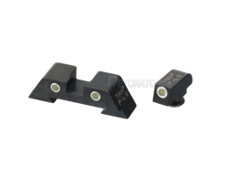 DETONATOR マルイ Glock グロック用 Trijicon GL-01タイプ フロント&リアサイト
