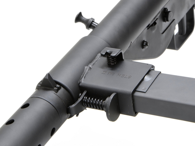 STEN MK-Ⅱ FULL AUTO ウッドストック(樹脂製)GAS SMG