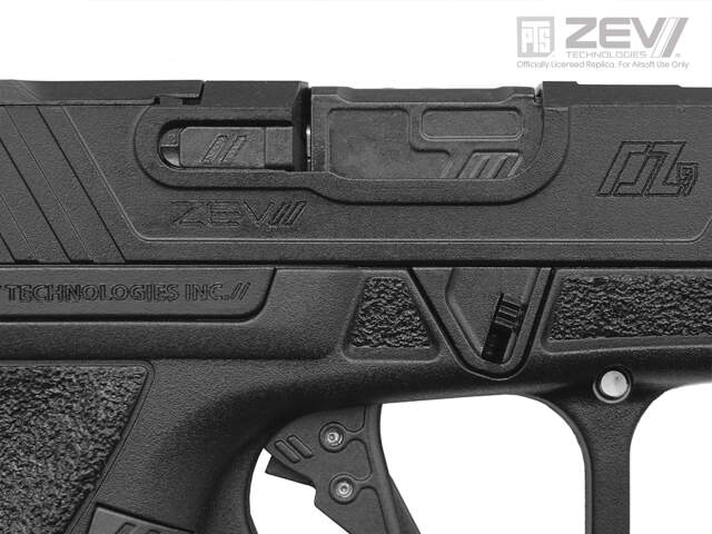 PTS ZEV OZ9 GBB ハンドガン (STD) - Black