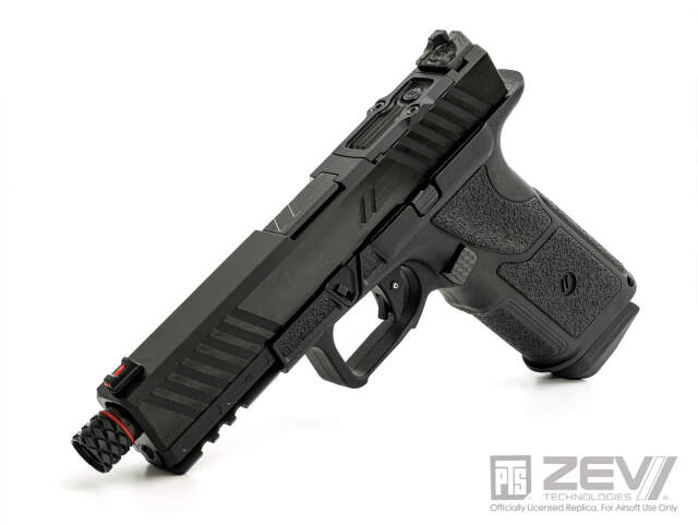 PTS ZEV OZ9 Duty GBB ハンドガン (Premium) - Black