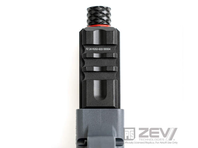 PTS ZEV OZ9 Combat GBB ハンドガン (Premium) - BK/GY
