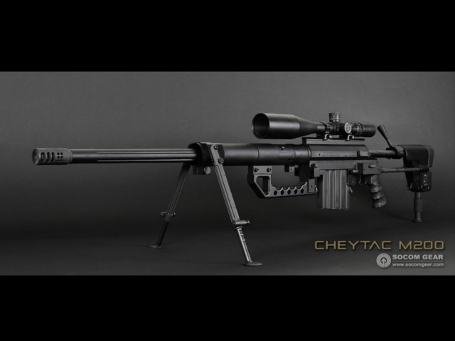 SOCOM GEAR CheyTac M200 ガスボルトアクションライフル BK
