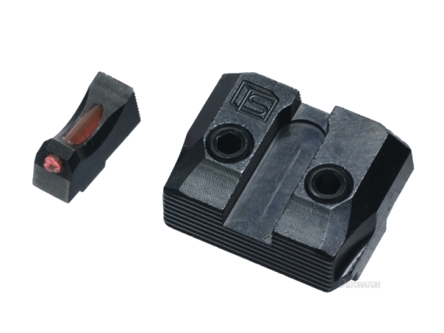 DETONATOR マルイGlockグロックシリーズ用SAIタイプ スティールサイト