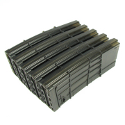 King Arms M4 130 rounds L5 Style Magazines Box Set (5pcs)