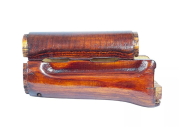エアソフトシエン AKS-74U クリンコフ用 木製ハンドガードセット (ベントタイプ/Soviet Brown)