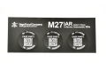 VFC M27IAR UID-TAG QRステッカー