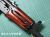 エアソフトシエン AKS-74U クリンコフ用 木製ハンドガードセット (ベントタイプ/Tula Red)