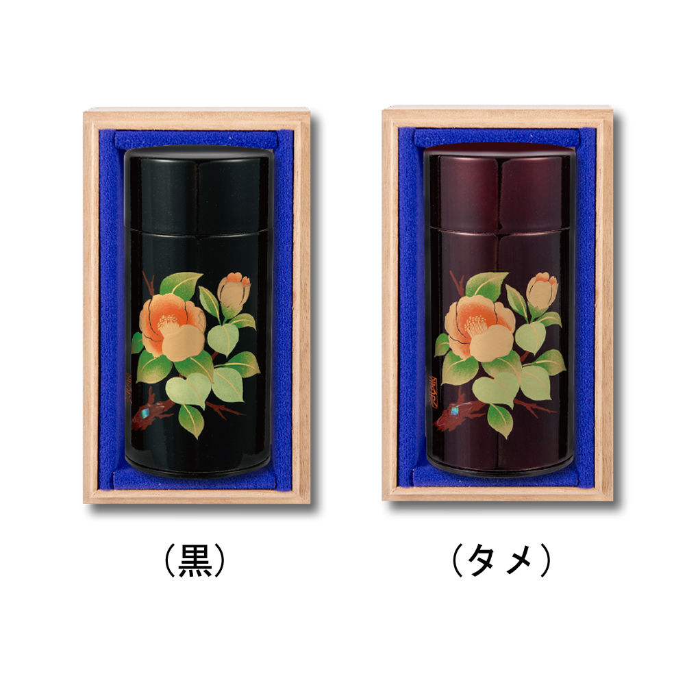 本金蒔絵(椿)(ホンキンマキエ ツバキ) 新茶 特撰ぐり茶 200号 110g×1本(桐箱入)(4月下旬予定)