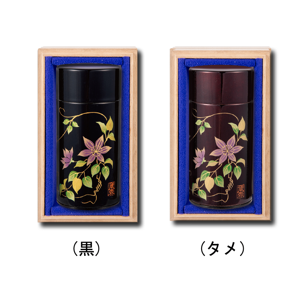 本金蒔絵(鉄線花)(ホンキンマキエ テッセンカ) 新茶 特撰ぐり茶 200号 110g×1本(桐箱入)(4月下旬予定)