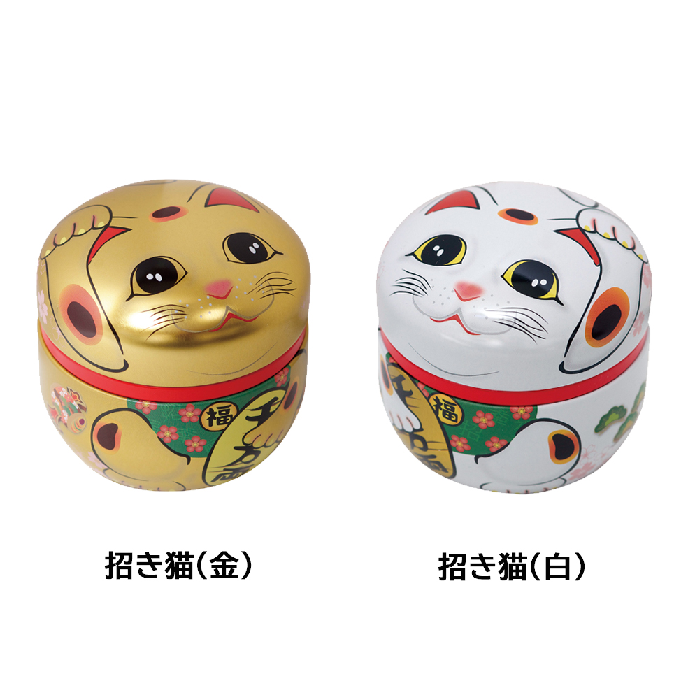 招き猫(マネキネコ) 特撰ぐり茶 100号 40g(プラケース入)