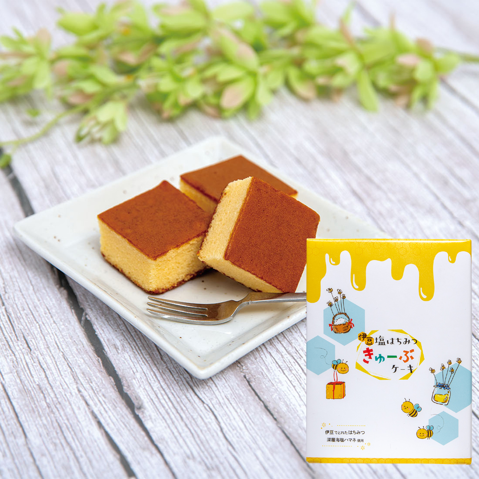 伊豆塩はちみつきゅーぶケーキ