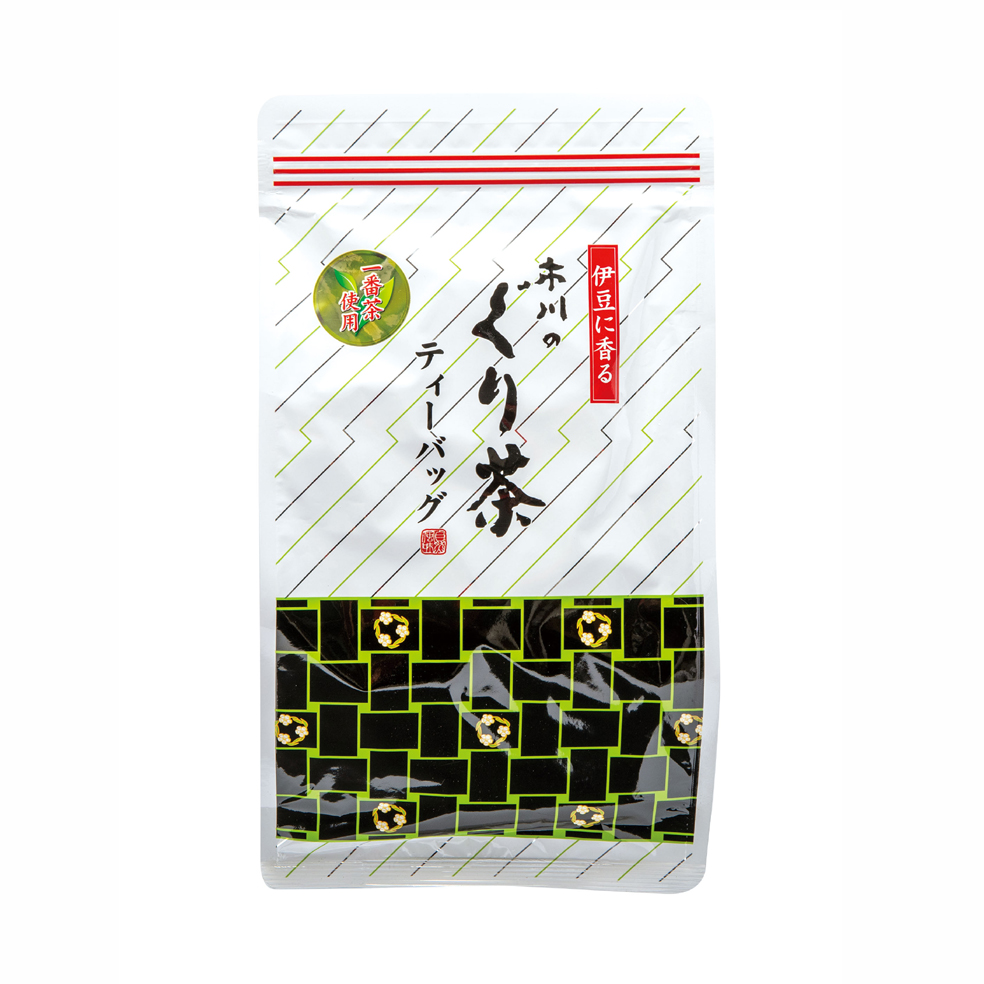 市川のぐり茶ティーバッグ（大）　150g(約50P)