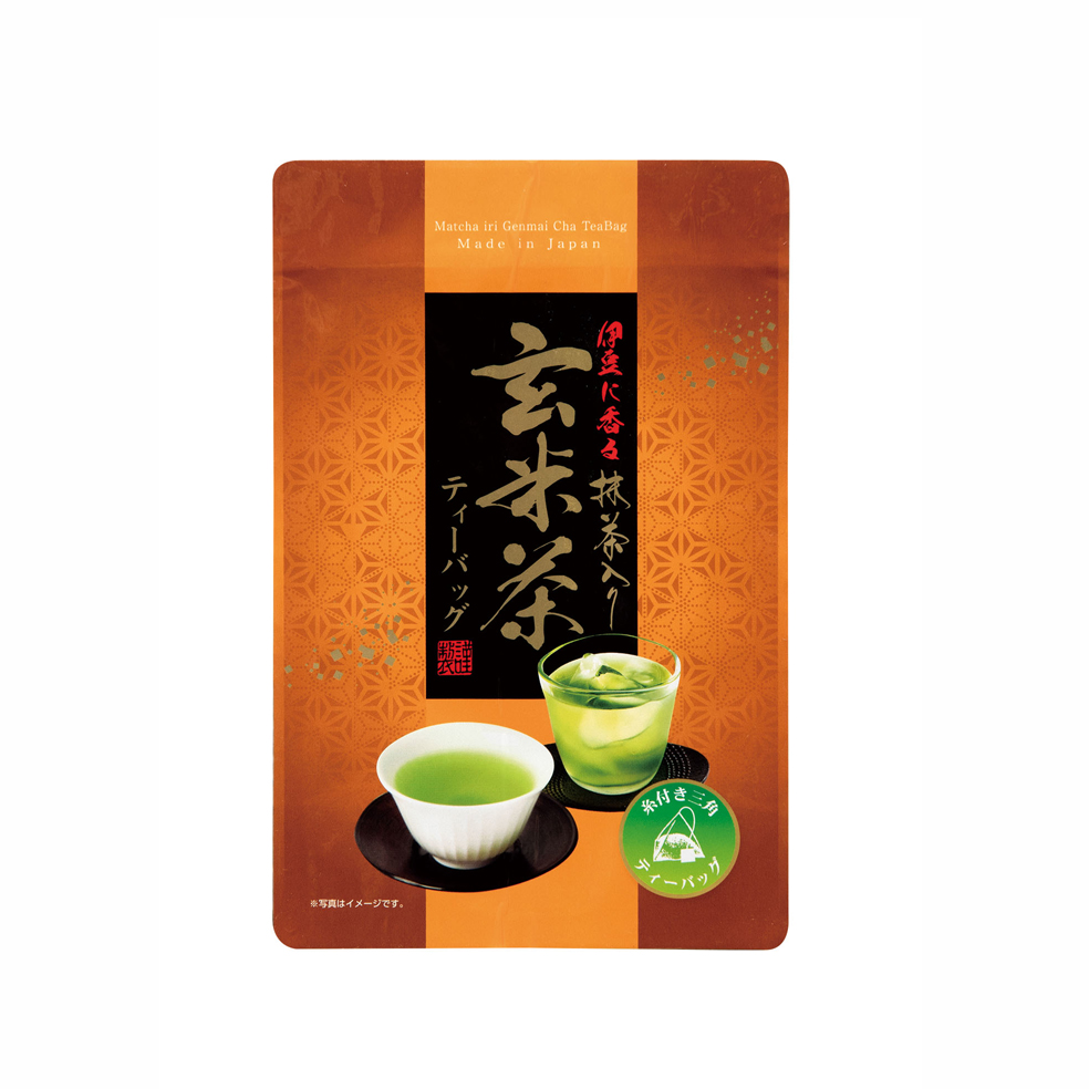 抹茶入り玄米茶糸付ティーバッグ(3g×18P)