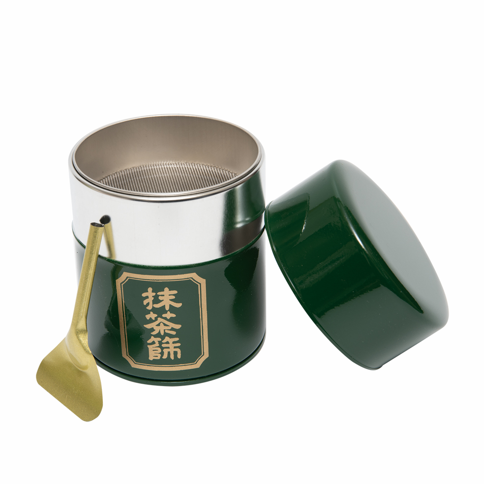 抹茶篩缶(マッチャブルイカン)(緑)