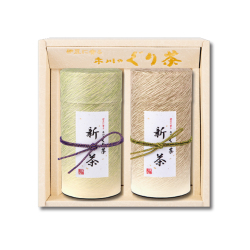 流縞(ナガレシマ) 新茶 特撰ぐり茶 150号 / 彩 各110g入(2本箱入)(4月下旬予定)