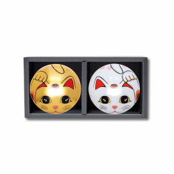 招き猫(マネキネコ)　特撰ぐり茶 100号 / 季節の特選ぐり茶 各40ｇ入(2本箱入)