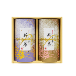 きらびき(紙製ドームカートン) 新茶 特撰ぐり茶 100号 / 彩 各120ｇ入(2本箱入)(5月上旬予定)