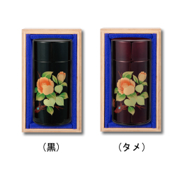 本金蒔絵(椿)(ホンキンマキエ ツバキ) 新茶 特撰ぐり茶 200号 110g×1本(桐箱入)(4月下旬予定)
