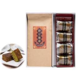 伊豆珈琲(100g×2本)(挽き豆)+ブラウニー 4個