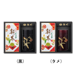 新茶 特撰ぐり茶 200号 100g×2本+本金蒔絵(百合)(特撰ぐり茶 200号 110g)(4月下旬予定)