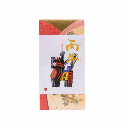 御年賀用ぐり茶(干支熨斗)(旬袋入り)(丙午)(ひのえうま)　100g