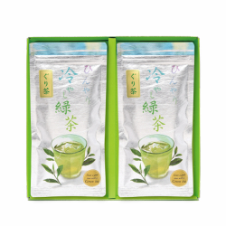 ひんやり冷やし緑茶(ぐり茶)(100g×2本)セット