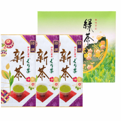 新茶 特撰ぐり茶 120号 平箱セット(2本入.3本入)(5月上旬予定)