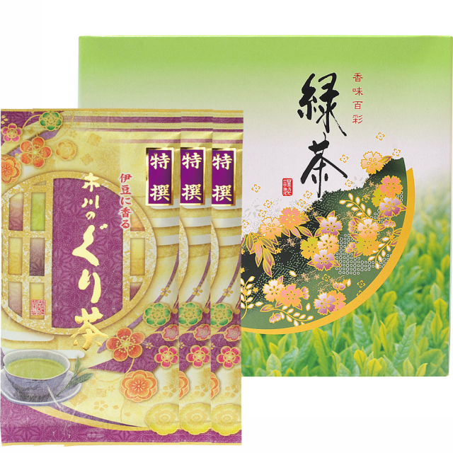 特撰ぐり茶 120号 平箱セット(2本入.3本入)