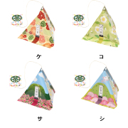三角テトラティーバッグ3　[ぐり茶糸付ティーバッグ12g(2g×6P)]