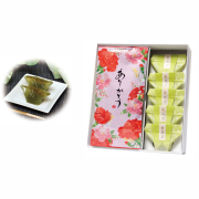 母の日用　新茶 特撰ぐり茶(100g×2本)＋ぐり茶 葛餅 5個入 セット