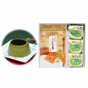 新茶 特撰ぐり茶糸付ティーバッグ(3g×24P)×2袋+ぐり茶プリン 3個(別途クール代金 330円)