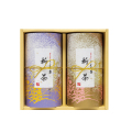 きらびき(紙製ドームカートン) 新茶 特撰ぐり茶 100号 / 彩 各120ｇ入(2本箱入)(5月上旬予定)