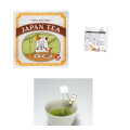 お茶屋の看板ネコ　JAPAN TEA(ほうじ茶)(マスコット付)