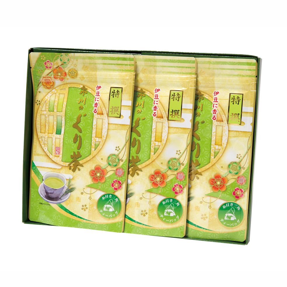 特撰ぐり茶150号糸付ティーバッグ(3g×24P)(3袋or2袋)