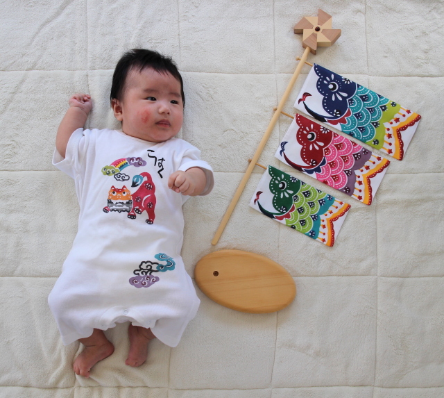 紅型こいのぼりスタンド【季節数量限定生産】