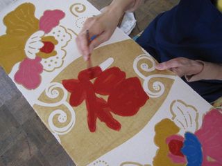 紅型タペストリー 紅型タペストリー 【鯉のぼり・端午の節句（L）】 初節句祝い