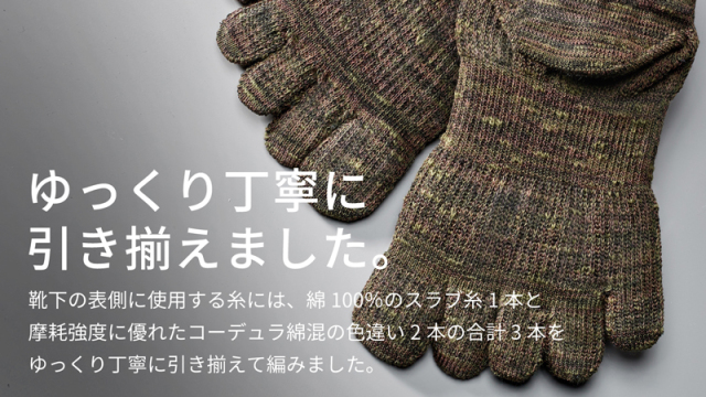 カモフラスニーカー五本指ソックス