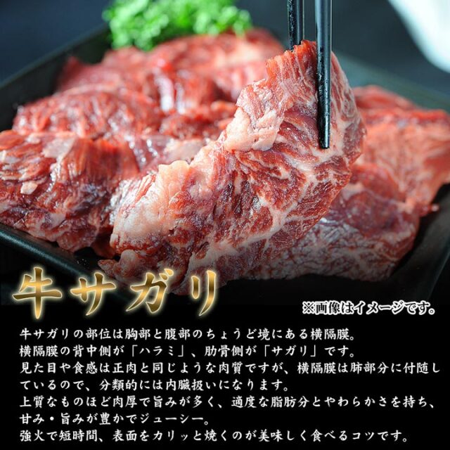牛サガリ焼肉用 200g×2パック